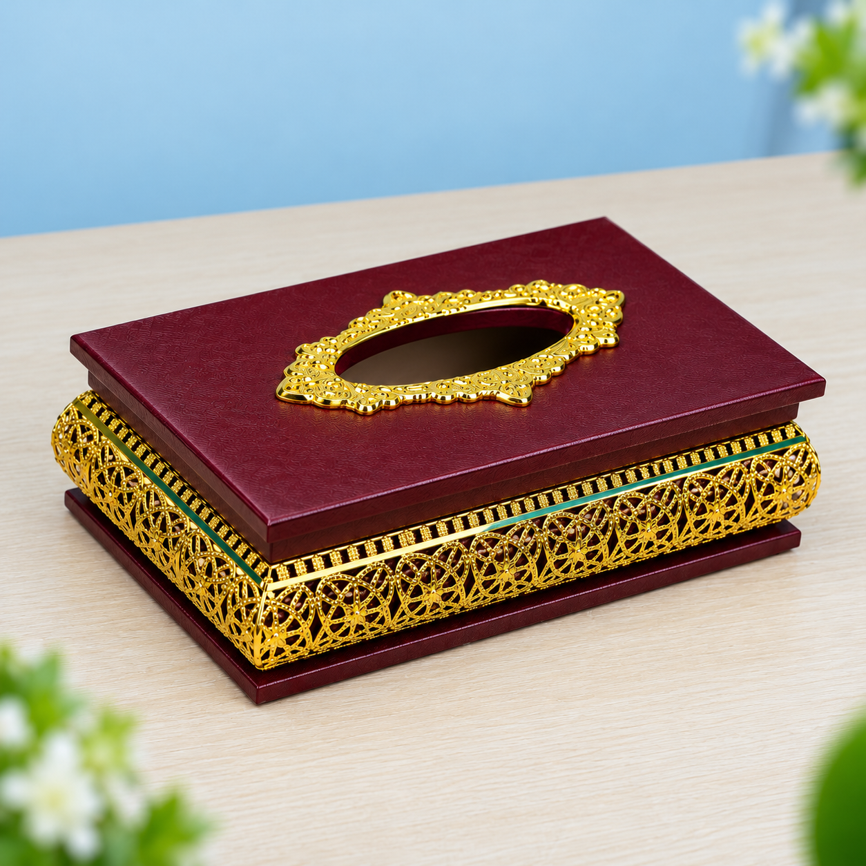 Tissue Growing royal tissue box | Decorik